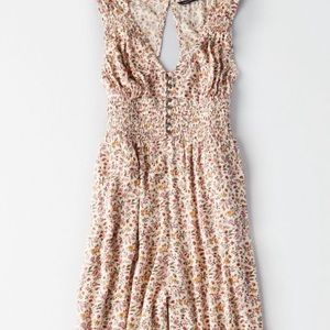 AE Smocked Floral Jumpsuit